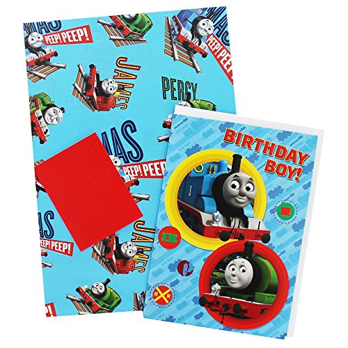 Thomas the Tank Engine, Karte Geschenkpapier und Geschenkanhänger, von THOMAS & FRIENDS