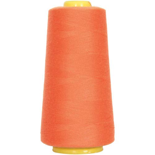 Polyester Gewinde Overlock-Maschine – 50 Farben – 40/2 Tex 27 – threadart Tex Orange von Threadart