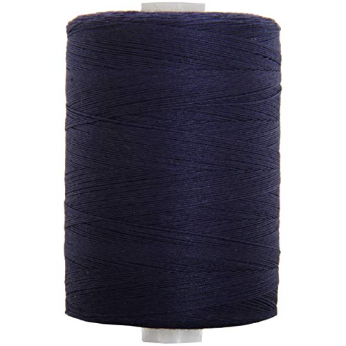 Threadart Baumwollgarn, 1000 m Spulen, 50/3–40 Farben erhältlich Dk. Navy von Threadart