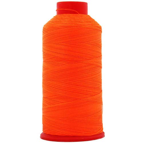 Threadart Nylonfaden, gebunden, 1500 m. neon-orange von Threadart