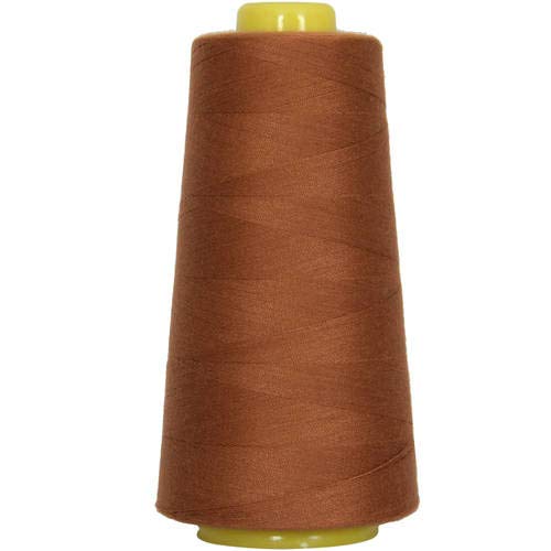 Threadart Polyester Gewinde Overlock-Maschine – 50 Farben – 40/2 Tex 27 Toast von Threadart