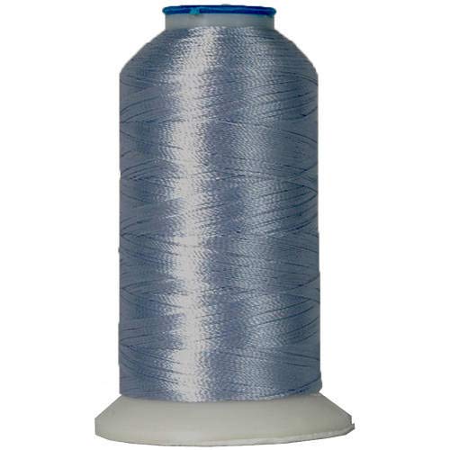 Threadart Polyester-Maschinenstickgarn an der Spule, Nr. 277, Christy Blue, 1000 m, 40 W, Hunderte von Farboptionen von Threadart