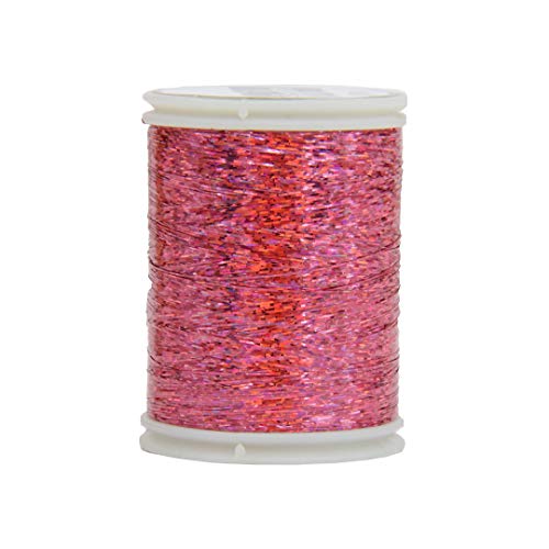 threadart gehäkelter Baumwolle Garn – # 4 – Burgund – 50 Gramm Garnknäuel – 85 messingfarben fuchsia von Threadart