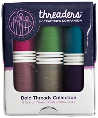 Threaders TH-1265 6 Stück Faden Kasten Bolds Baumwolle 2 x 7 x 11 cm, Cotton von Threaders