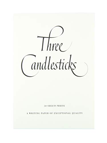 Three Candlesticks A5 Schreibblock, 50 Blatt von Three Candlesticks