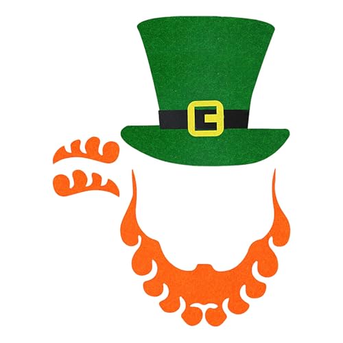 Tiajingzi Ausschnitte zum St. Patricks Day,St. Patricks Day Papierausschnitte | Dekorations-Requisiten für irische Feiertage,Fotopapier-Dekoration zum St. Patricks Day für irische Partys, und von Tiajingzi