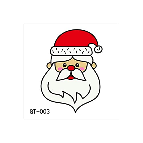 TianWlio Aufkleber Weihnachten Weihnachtsaufkleber Party Leuchtende leuchtende Kinder 2021 Weihnachten border Sticker Sticker Wasserdichter Schneeflocken Aufkleber Weihnachten Aufkleber (A One Size) von TianWlio