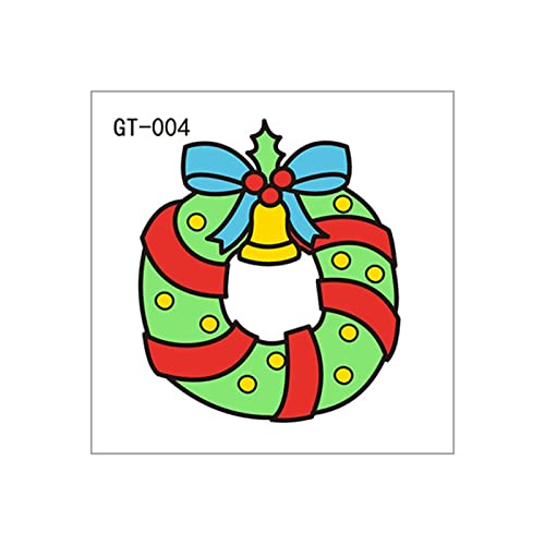 TianWlio Aufkleber Weihnachten Weihnachtsaufkleber Party Leuchtende leuchtende Kinder 2021 Weihnachten border Sticker Sticker Wasserdichter Schneeflocken Aufkleber Weihnachten Aufkleber (B One Size) von TianWlio