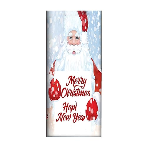 TianWlio Weihnachts Sticker Glitzer Xmas Aufkleber Bunt Halloween Weihnachten Tür Abdeckung Schriftart Veranda Zeichen Winter Neujahr Weihnachten Weihnachten Aufkleber Fenster Weihnachtsmann (C A) von TianWlio