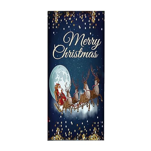 TianWlio Weihnachts Sticker Glitzer Xmas Aufkleber Bunt Halloween Weihnachten Tür Abdeckung Schriftart Veranda Zeichen Winter Neujahr Weihnachten Weihnachten Aufkleber Fenster Weihnachtsmann (I A) von TianWlio