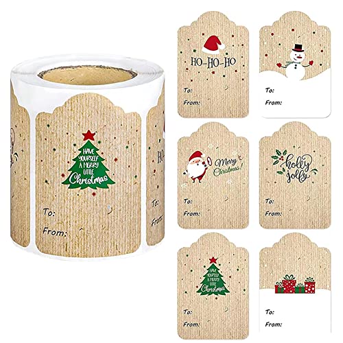 TianWlio Weihnachts Sticker Glitzer Xmas Aufkleber Bunt Weihnachtsaufkleber 300 Stück Frohe Weihnachten Etikettenaufkleber Weihnachten Kinderaufkleber Für Weihnachten Aufkleber (Khaki One Size) von TianWlio