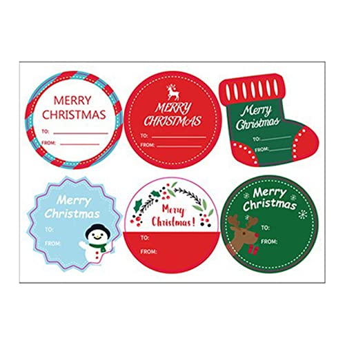 TianWlio Weihnachtsaufkleber Stickers Weihnachtsdekoration Weihnachten Schneemann Mann Weihnachtsbaum Geschenkanhänger Aufkleber Weihnachtsfeier Dekoration 13 * 18 Aufkleber Weihnachten (D One Size) von TianWlio