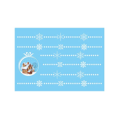 TianWlio Weihnachtsdeko für DIY Basteln Weihnachtskarten Einkaufszentrum Wandaufkleber Frohe Weihnachten Tapete Cartoon Weihnachtsmann Schneemann Weihnachten Stickers für Dekoration DIY (H One Size) von TianWlio