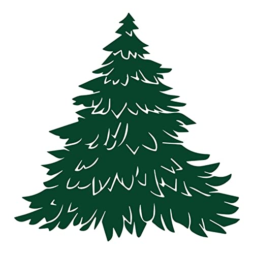 TianWlio Weihnachtsdeko für DIY Basteln Weihnachtskarten Wandtattoo Weihnachten Weihnachtsbaum Selbstklebendes Papier Weihnachten Stickers für Dekoration DIY Aufkleber (Green One Size) von TianWlio