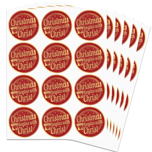 TianWlio Weihnachtssticker Glitzer Weihnachtsaufkleber 10 Bögen Aufkleber/Rollenaufkleber Weihnachtsaufkleber Weihnachtsdekoration Geschenk selbstklebende Weihnachtssticker Sticker (Red One Size) von TianWlio