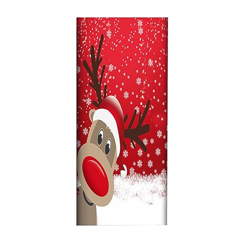 TianWlio Weihnachtssticker Glitzer Weihnachtsaufkleber Halloween Weihnachten Tür Abdeckung Schriftart Veranda Zeichen Winter Neujahr Weihnachten Weihnachtssticker Sticker Weihnachten Geschenk (D A) von TianWlio