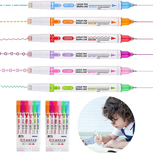 Tibapla 8 Stück Leuchtstifte Textmarker Doppelkopf-Textstifte Textmarker in Mehrfarbig Schnelltrocknend Pastell Marker Pastell Highlighter Pen für Studium, Arbeit und Büro von Tibapla