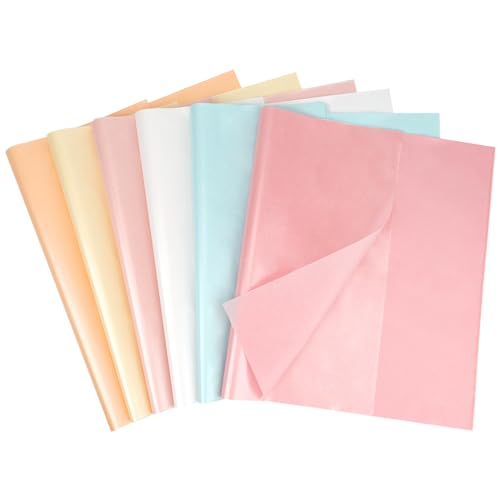 60PCS Seidenpapier Metallic Geschenkpapier Seidenpapierbögen Verpackungspapier Bastelpapier Dekorpapier Bonbonverpackungen Glanzpapier für Geburtstag DIY Hochzeit (500X350mm) von Ticeed