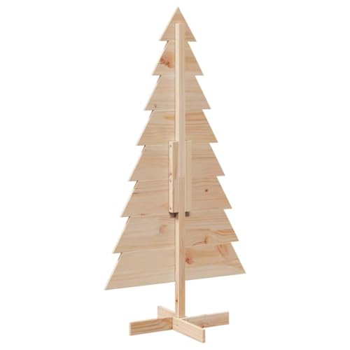 Tidyard Weihnachtsbaum, Tannenbaum Holz zum Schmücken,Christbaum Holzbaum DIY Weihnachten Dekoration, Dekobaum Weihnachtsdeko,76 x 50 x 150 cm (L x B x H) Massives Kiefernholz (unbehandelt) von Tidyard