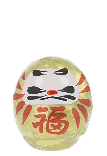 Tierra Zen Daruma, Pappmaché, Gold, 4.5 cm von Tierra Zen