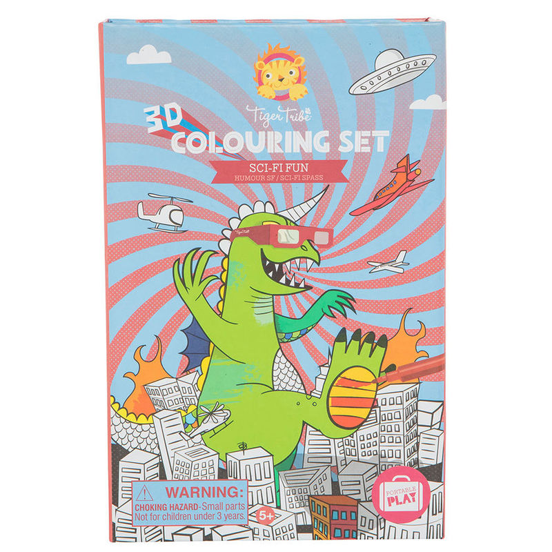 Activity-Set 3D Colouring – Sci-Fi Spaß Mit Brille von Tiger Tribe