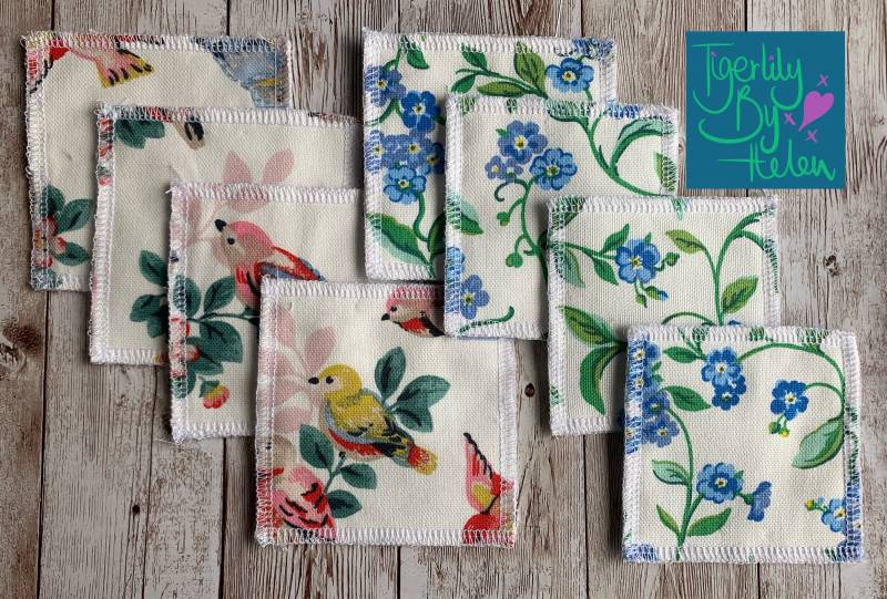 Cath Kidston 4Er Pack Wiederverwendbare Bambus Frottee Wattepads von TigerlilyByHelen