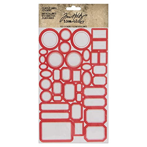 Tim Holtz, Advantus Classic Stickers Vintage Etiketten sortiert von Tim Holtz Idea-ology