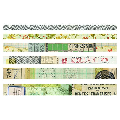 Tim Holtz Washi-Klebeband, mehrfarbig, Größe M von Tim Holtz