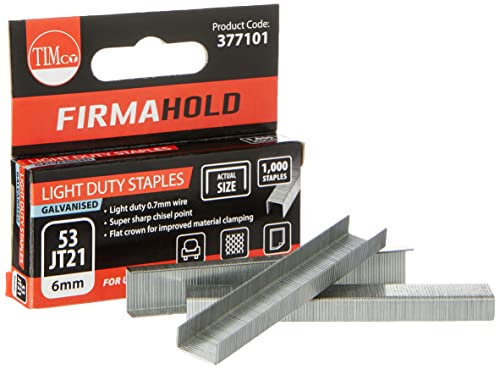 Timco Firma Hold JT21 Heftklammern, leicht, 6 mm von TimCo