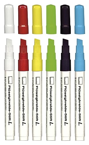 TimeTEX Flüssigkreide-Stift L Set 6-tlg. von TimeTEX