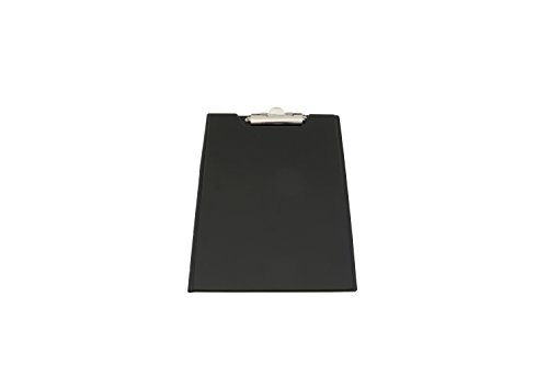 TimeTEX - Klemmbrett-Mappe A4 schwarz - mit Stiftschlaufe und Einstecktasche - für bequemes Schreiben - Timetex 10680 von TimeTEX