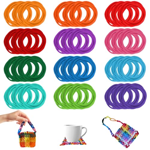 Timisea Weaving Loom Kit Toys,Weaving Loom Kit Toys Crafts,Topflappen Weaving Loom Craft Kit Toys,Loom Topflappen Loops Weaving for Birthdays and Gifts,Topflappen Maker for Beginners(Only Elastic von Timisea