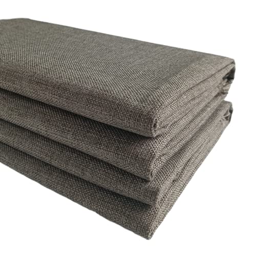 TinaKim Dicker Leinenstoff, Meterware, für Sofa, Stuhl, Schonbezug, Material (Kaffeegrün 8, 2 Meter (150 x 200 cm)) von TinaKim