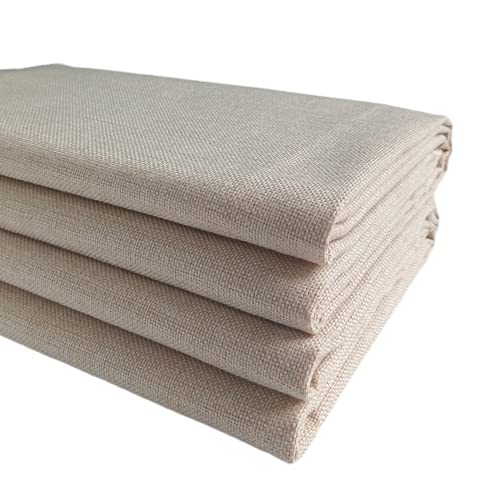 TinaKim Segeltuch-Polsterstoff, Kunstleinen-Stoff, für Couch-Stuhl-Reparatur (Beige 3, 2 Meter (150 x 200 cm)) von TinaKim