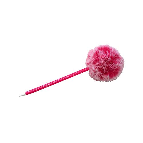 Tinc Niedlicher flauschiger Pom Pom Pen für Partytüten, Schulbedarf, Kugelschreiber, Rosa von Tinc