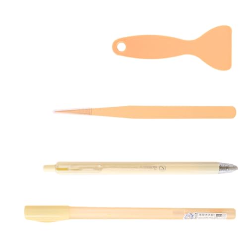 Professionelles Bastelwerkzeug mit Klebstoff-Applikator, Keramikspitzenschneider, Spatel und Pinzette, Scrapbooking, Bastelwerkzeug, Keramikstift für Kunstprojekte, 4 Stück Professionelles Bastelwerkzeug mit Klebstoff-Applikator, Keramikspitzenschneider, Spatel und Pinzette, Scrapbooking, Bastelwerkzeug, Keramikstift für Kunstprojekte, 4 Stück von TingHaoO
