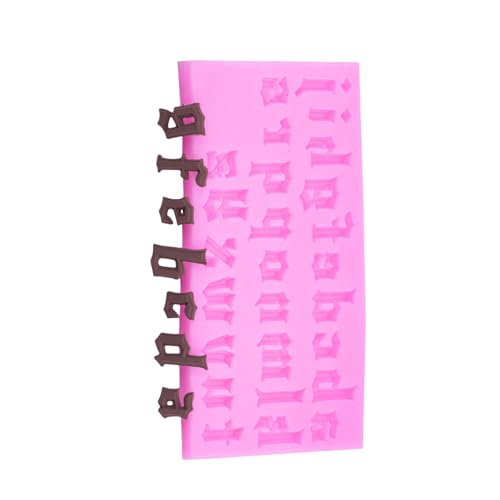 Silikonformen mit Buchstaben und Zahlen, Seifenformen für Epoxidharz, Fondant, Schokolade, Kuchen, Backwerkzeug, Dessert für Schokolade Silikonformen mit Buchstaben und Zahlen, Seifenformen für Epoxidharz, Fondant, Schokolade, Kuchen, Backwerkzeug, Dessert für Schokolade von TingHaoO
