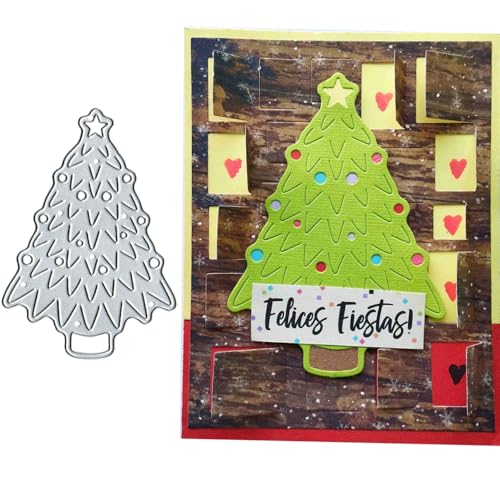 Weihnachtsbaum-Stanzformen, Metall-Stanzformen, Weihnachtsbaum-Stanzformen, Stanzschablonen für DIY, Scrapbooking, Karten, Fotoalbum, dekorative Prägepapier-Stanzformen für Scrapbooking Weihnachtsbaum-Stanzformen, Metall-Stanzformen, Weihnachtsbaum-Stanzformen, Stanzschablonen für DIY, Scrapbooking, Karten, Fotoalbum, dekorative Prägepapier-Stanzformen für Scrapbooking von TingZVen