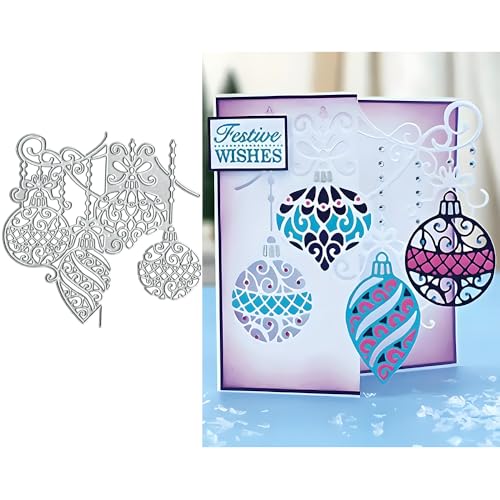 Weihnachtsglocken Rahmen Stanzschablonen Metall Stanzformen, Weihnachtsglocken Stanzschablonen für DIY Scrapbooking Karten Fotoalbum Dekorative Prägepapier Stanzformen für Scrapbooking von TingZVen