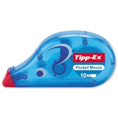 Tipp-Ex „Pocket Mouse“ Wegwerf-Korrekturroller mit Band, 4,2 mm x 9 m [10 Stück] von Tipp-Ex