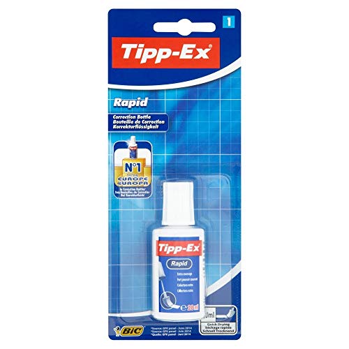 Tipp-Ex 3 x Rapid 20 ml Korrekturflasche, 1 Packung von Tipp-Ex