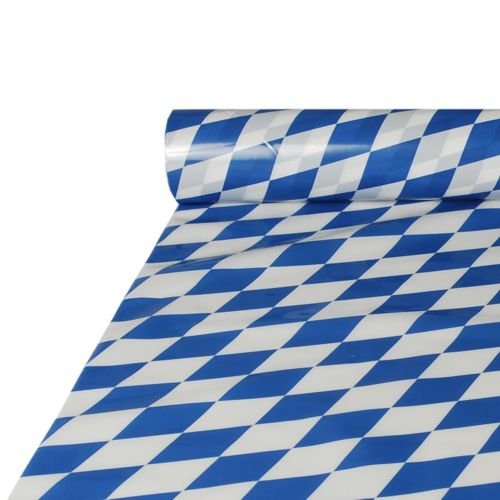 Tischdecke, Folie 20 m x 1 m "Bayrisch Blau" für schöne Hochzeitsfeier und besonderen Anlass. Menge: 1 Rolle von Tisch-Deco