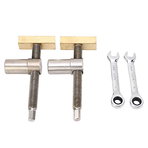 2 Stück Tisch Werkbank Klemme Metall Verstellbare Holzbearbeitungs Positionierung Spannelemente Schraubstock Schnelles Festes Desktop Clips für 20mm Loch von Tissting