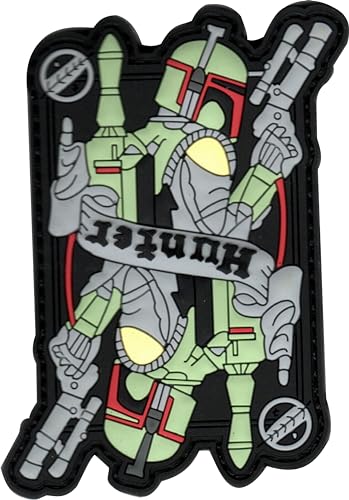 Titan One Europe - Boba Bounty Hunter Card Airsoft Paintball Taktischer Patch (PVC) von Titan One Europe