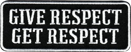 Titan One Europe - Give Respect Get Respect Biker Patch Motorrad Aufnäher Aufbügler von Titan One Europe