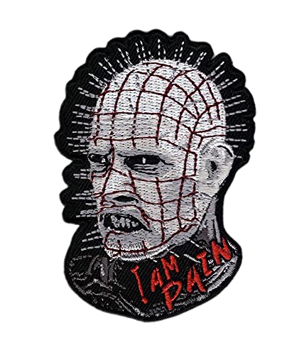 Titan One Europe - I Am Pain Pinhead Hellraiser Das Tor Zur Hölle Motorrad Aufnäher Aufbügler von Titan One Europe