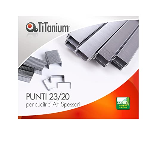 Titanium 95264 Box 1000 Heftklammern 23/20 von Titanium