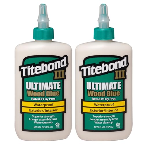 Titebond III Ultimate Holzleim 2 X 237 ml D4, Hozkleber für den Innen und Außenbereich Titebond III Ultimate Holzleim 2 X 237 ml D4, Hozkleber für den Innen und Außenbereich von Titebond