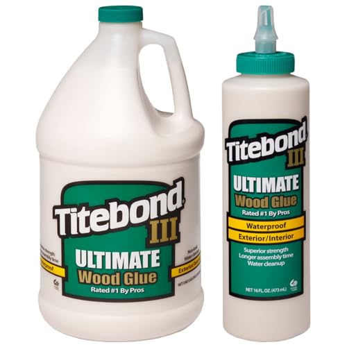 Titebond Ultimate II Holzleim für den Innen und Außenbereich wasserfest 3,8 L + Titebond Ultimate III Wood Glue 473 ml von Titebond