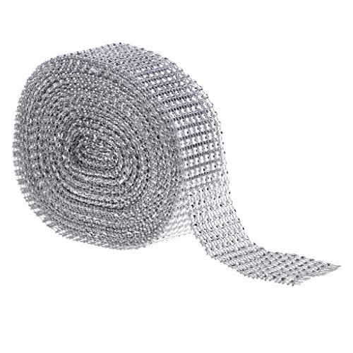 9,1 m Diamant-Mesh-Wickelrolle, Strassband, Hochzeit, Party, Dekoration von Tityvirnix